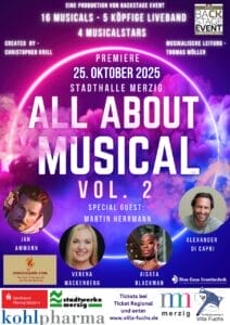 "All About Musical - Vol. 2" in Merzig - Alle Stars, Infos und Tickets » All About Musical "All About Musical - Vol. 2" in Merzig - Alle Stars, Infos und Tickets » All About Musical
